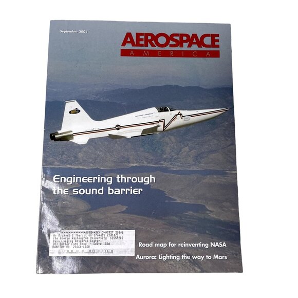 Aerospace America Magazine u September 2004 Vol 42  No 9 Sound Brrier Engineerin - Picture 1 of 3